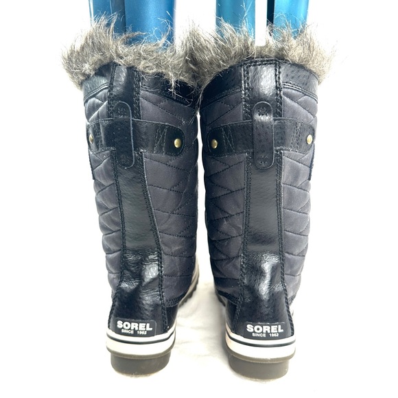 Sorel Tofino II Women Size 7.5 Charcoal Gray Canvas Boot Winter Snow LL3654010 - Picture 4 of 8